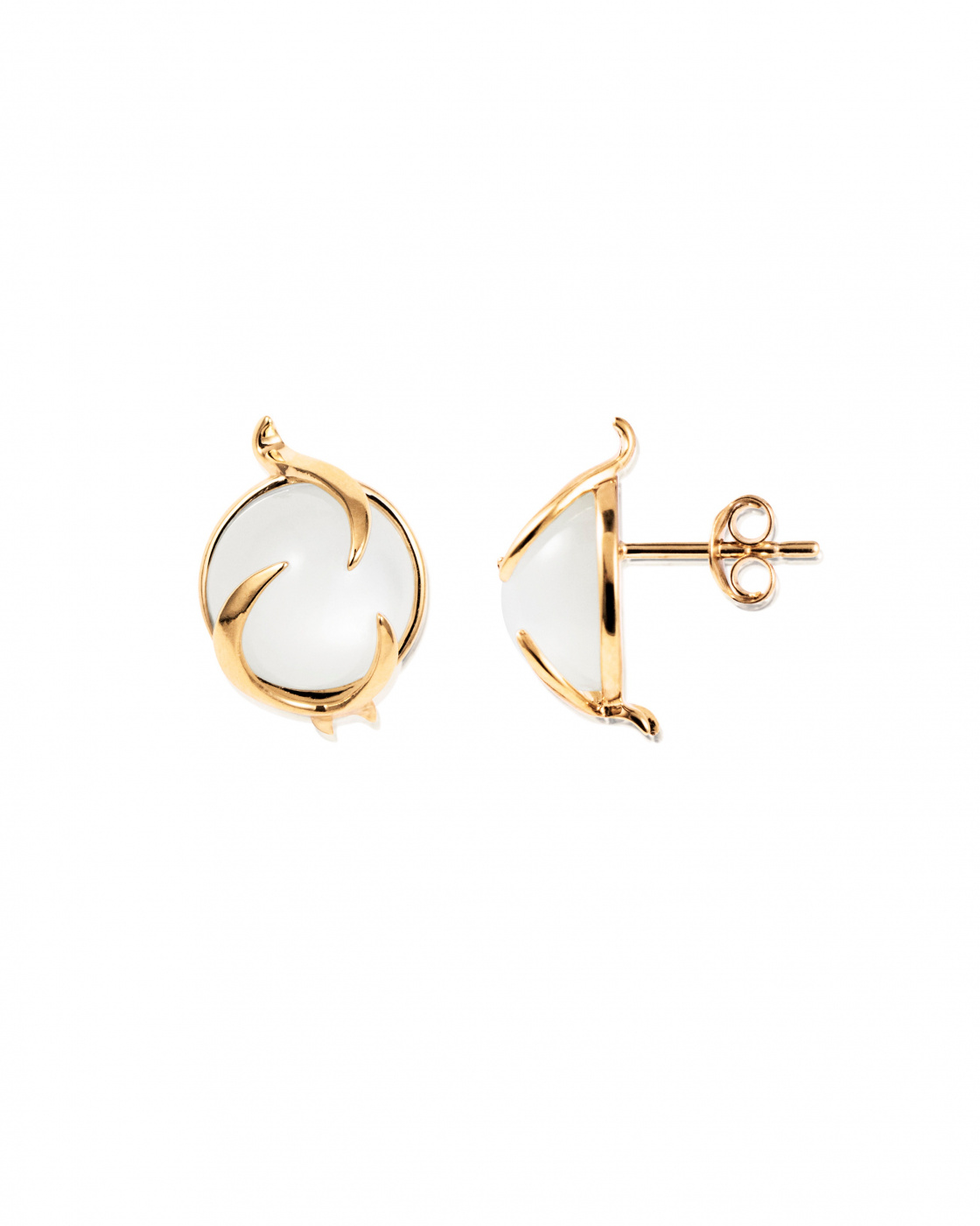 Frö Earrings Goldplated Silver
