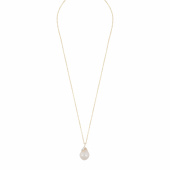 Florence pearl pendant Halskæde 45 Guld