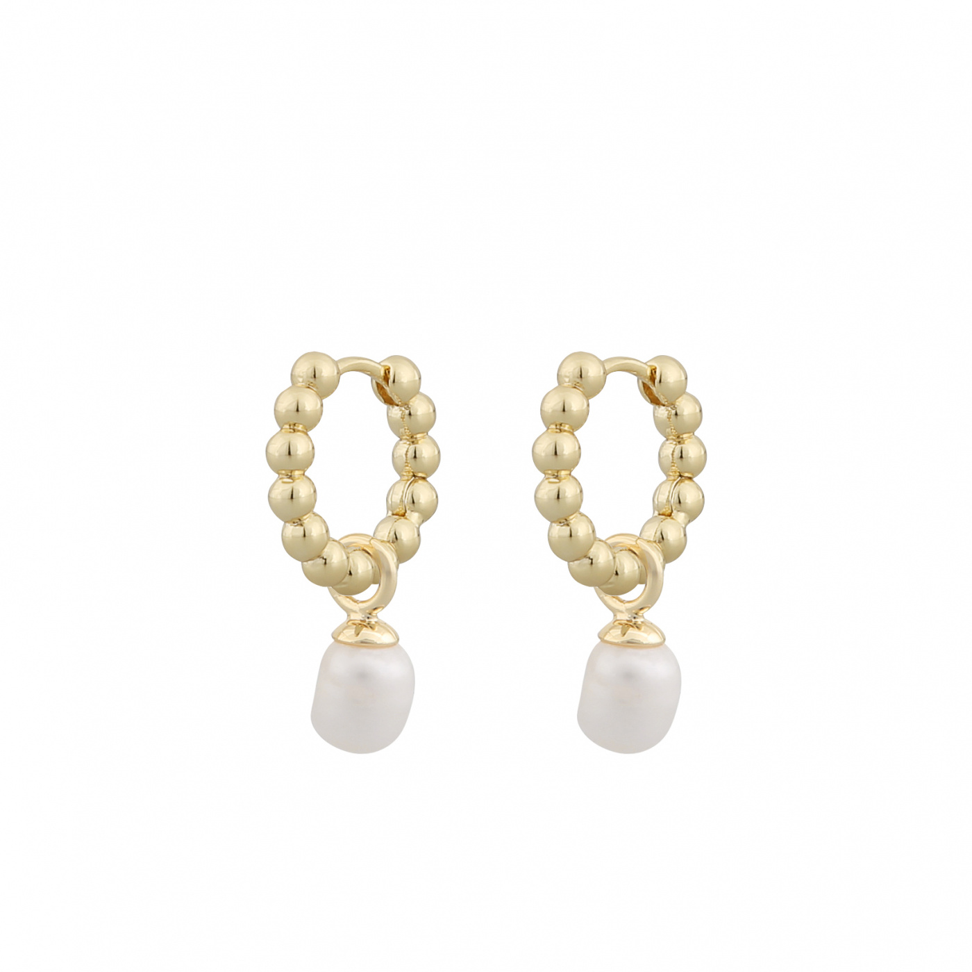 Arizona small ring pendant ear gold white