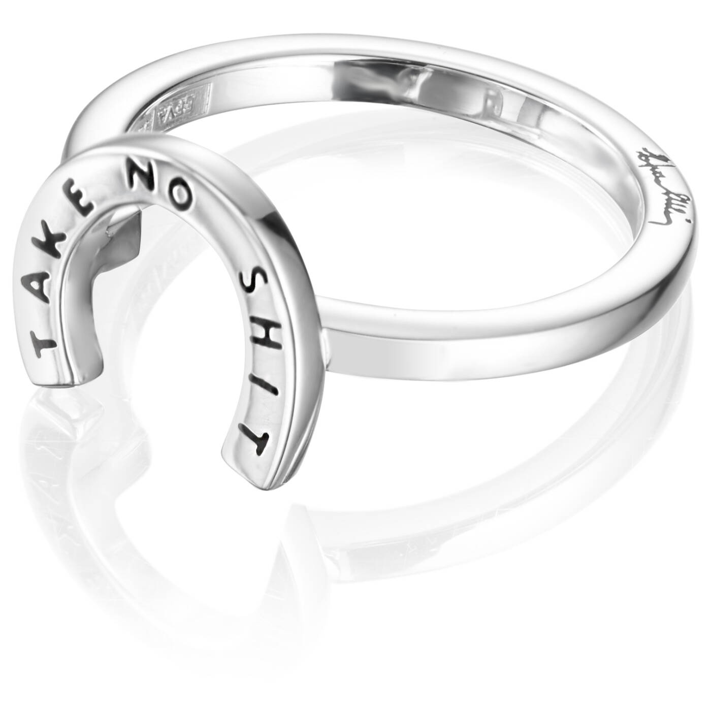 Little Take No Shit Ring Sølv