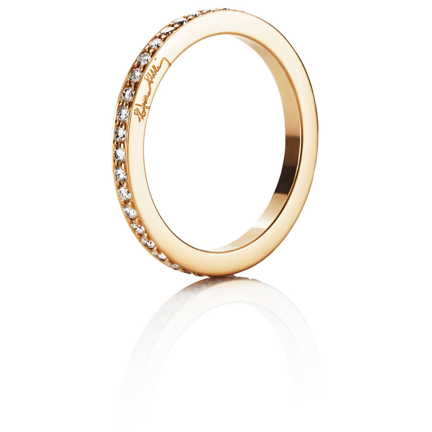 Stars & Signature Thin Ring Guld