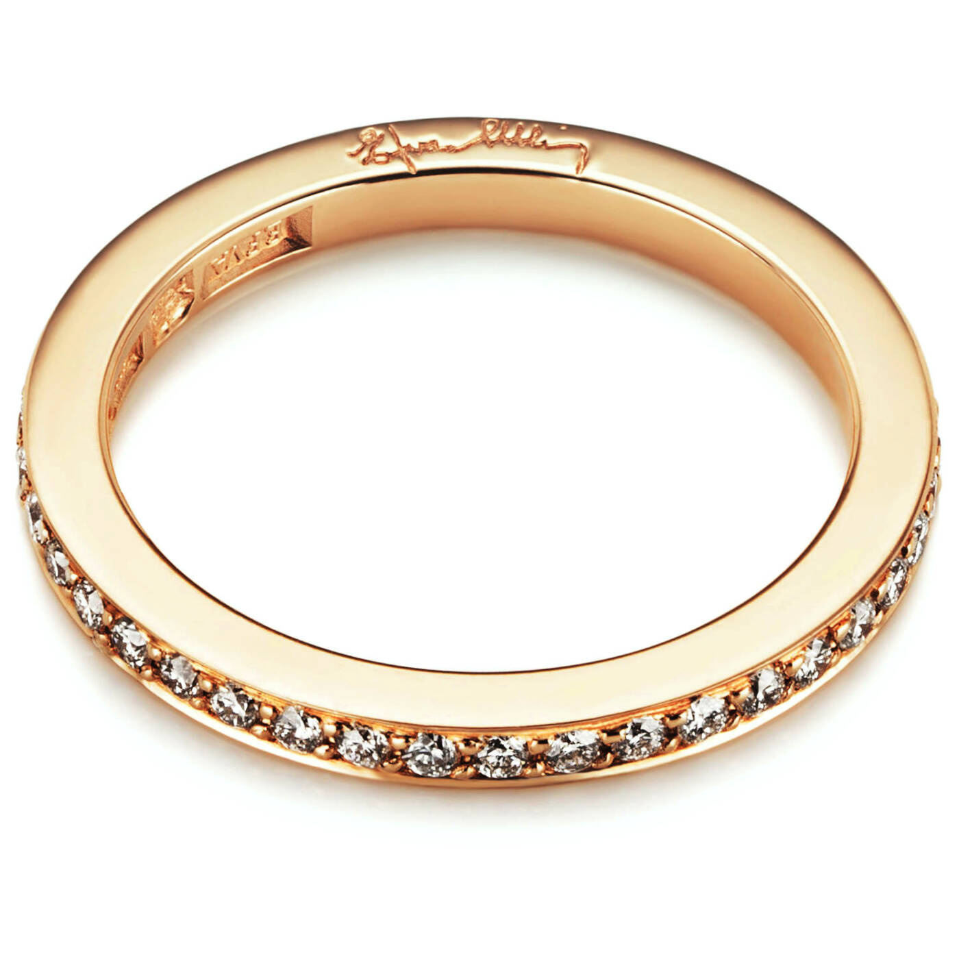 Stars & Signature Thin Ring Guld