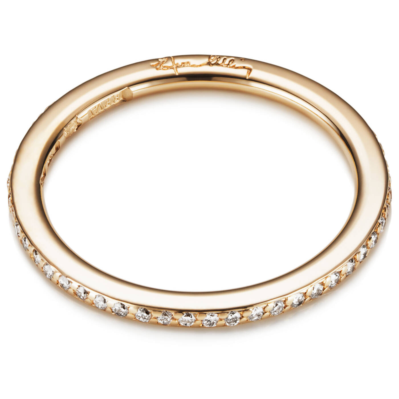 Love Bead & Stars Band Ring Guld