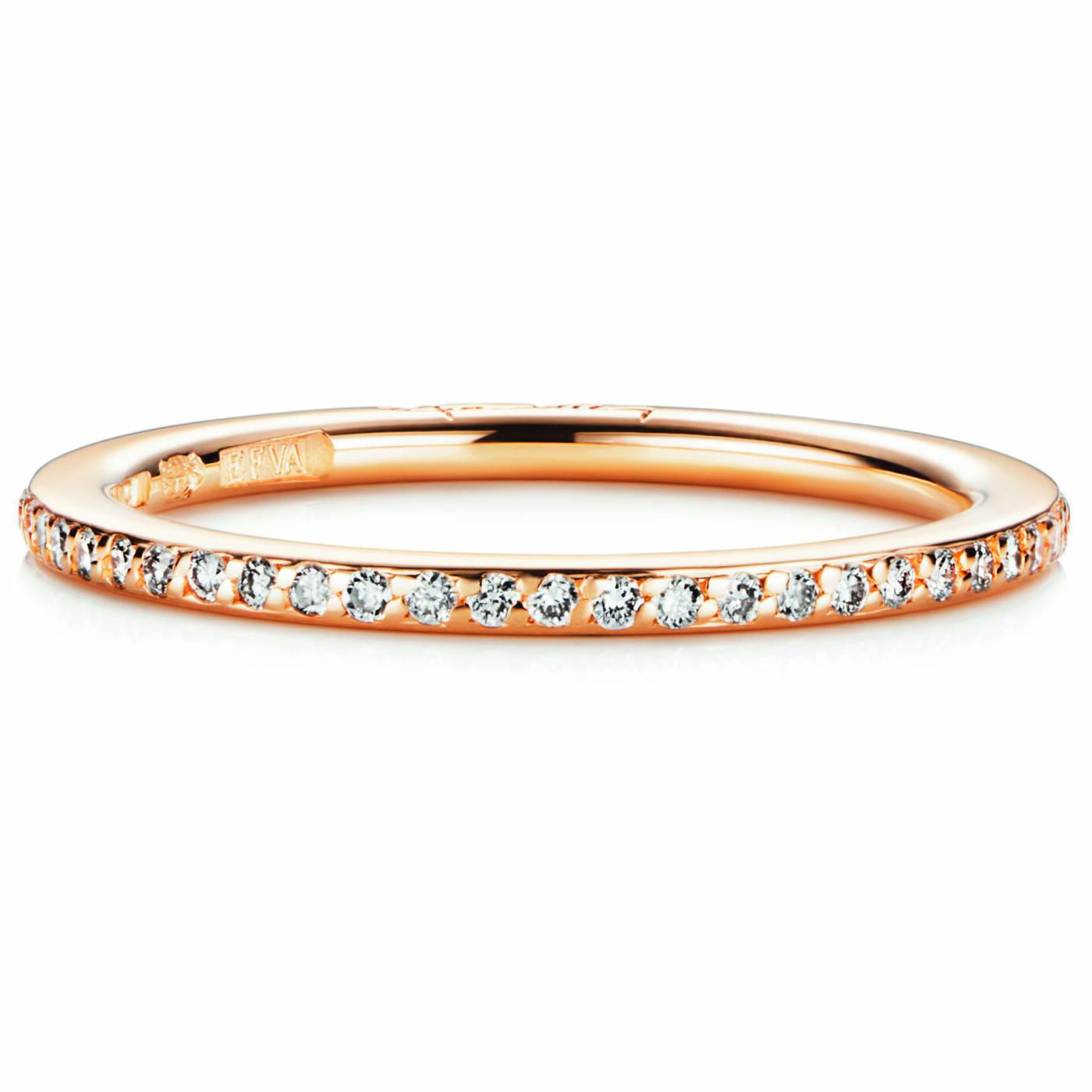 Love Bead & Stars Band Ring Guld