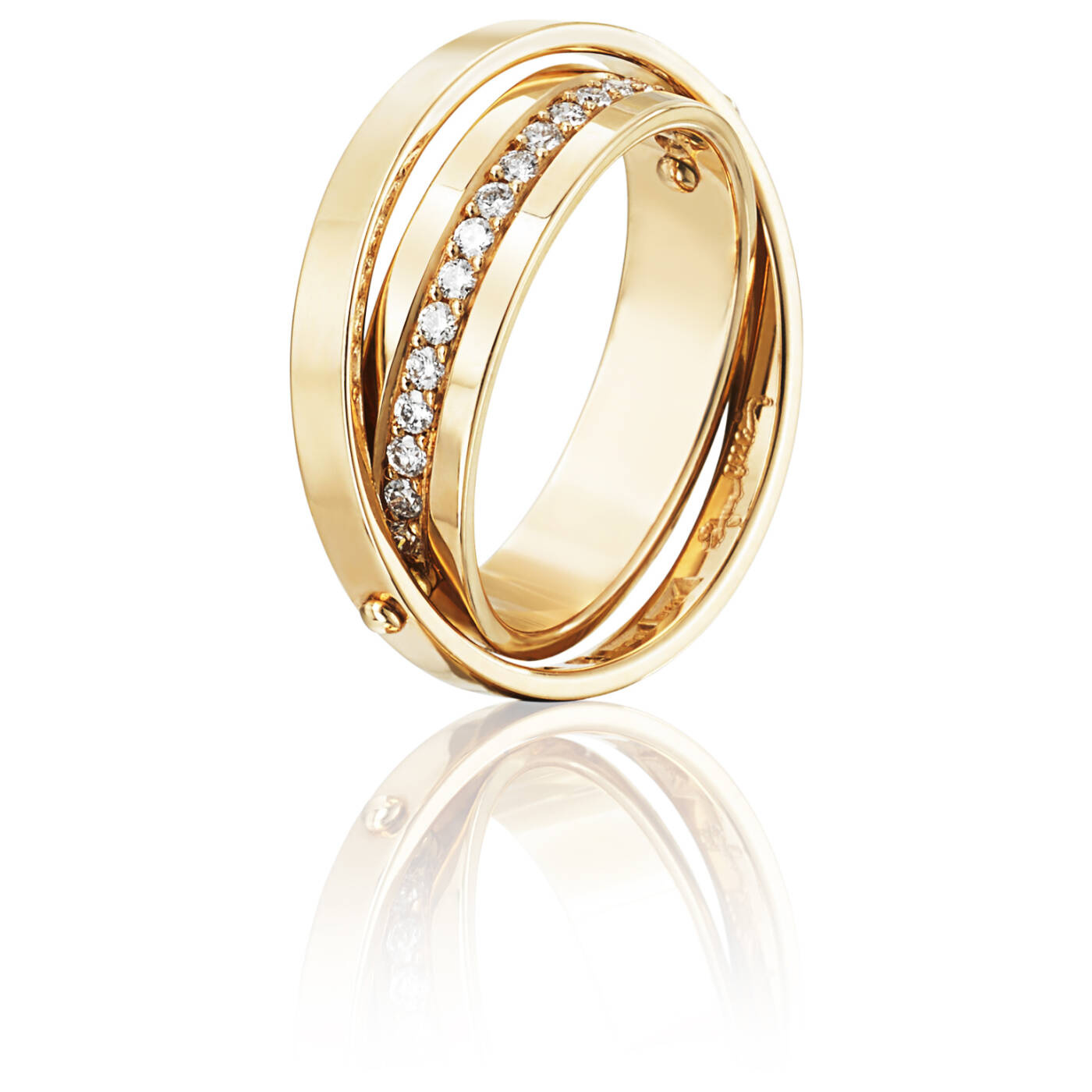 Two Of Us & Stars Ring Guld