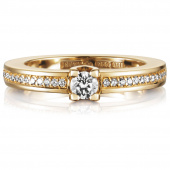 Heart To Heart 0.19 ct diamant Ring Guld