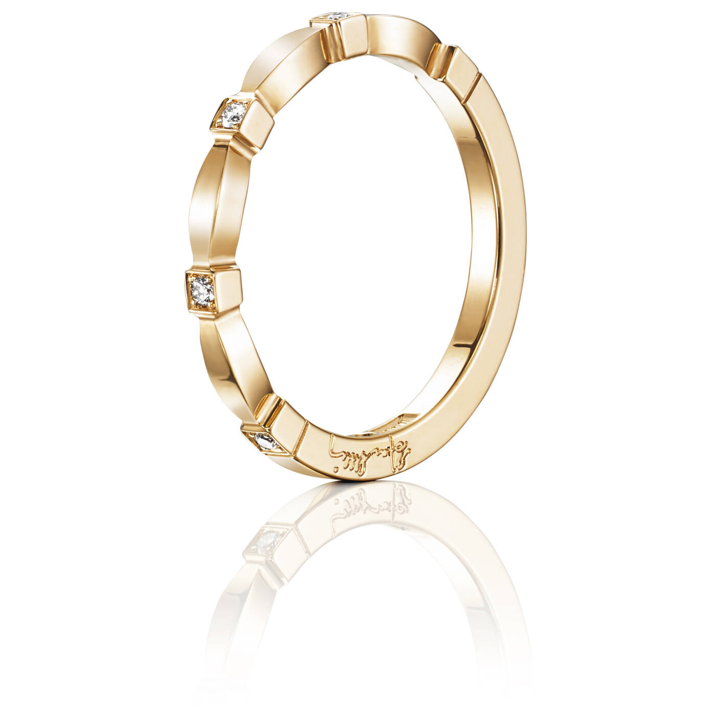 Forget Me Not Thin Ring Guld