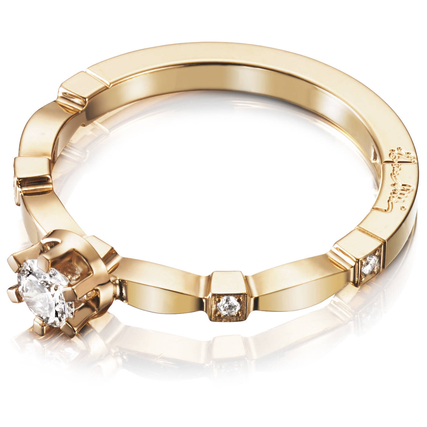 Forget Me Not Star Ring Guld