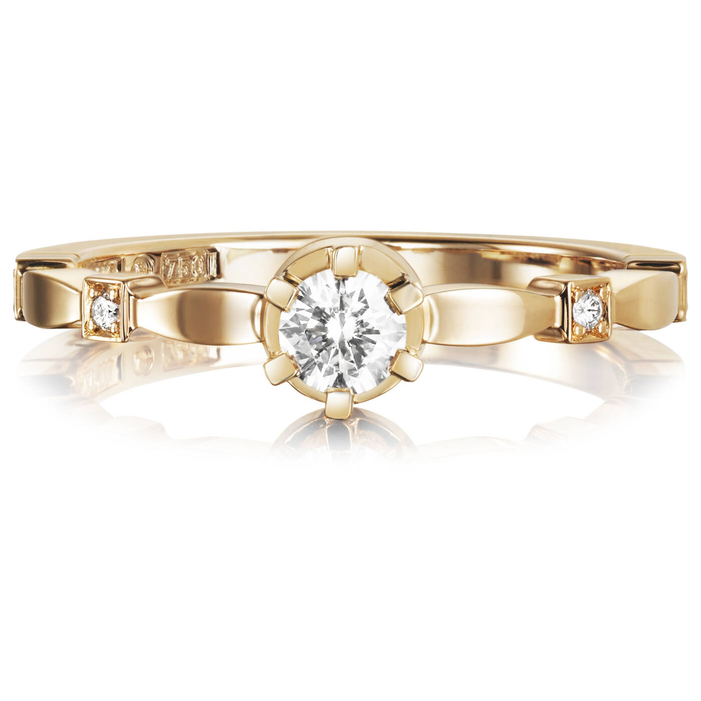 Forget Me Not Star Ring Guld