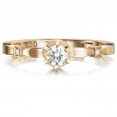 Forget Me Not Star Ring Guld