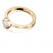 The Wedding Thin 0.40 ct diamant Ring Guld
