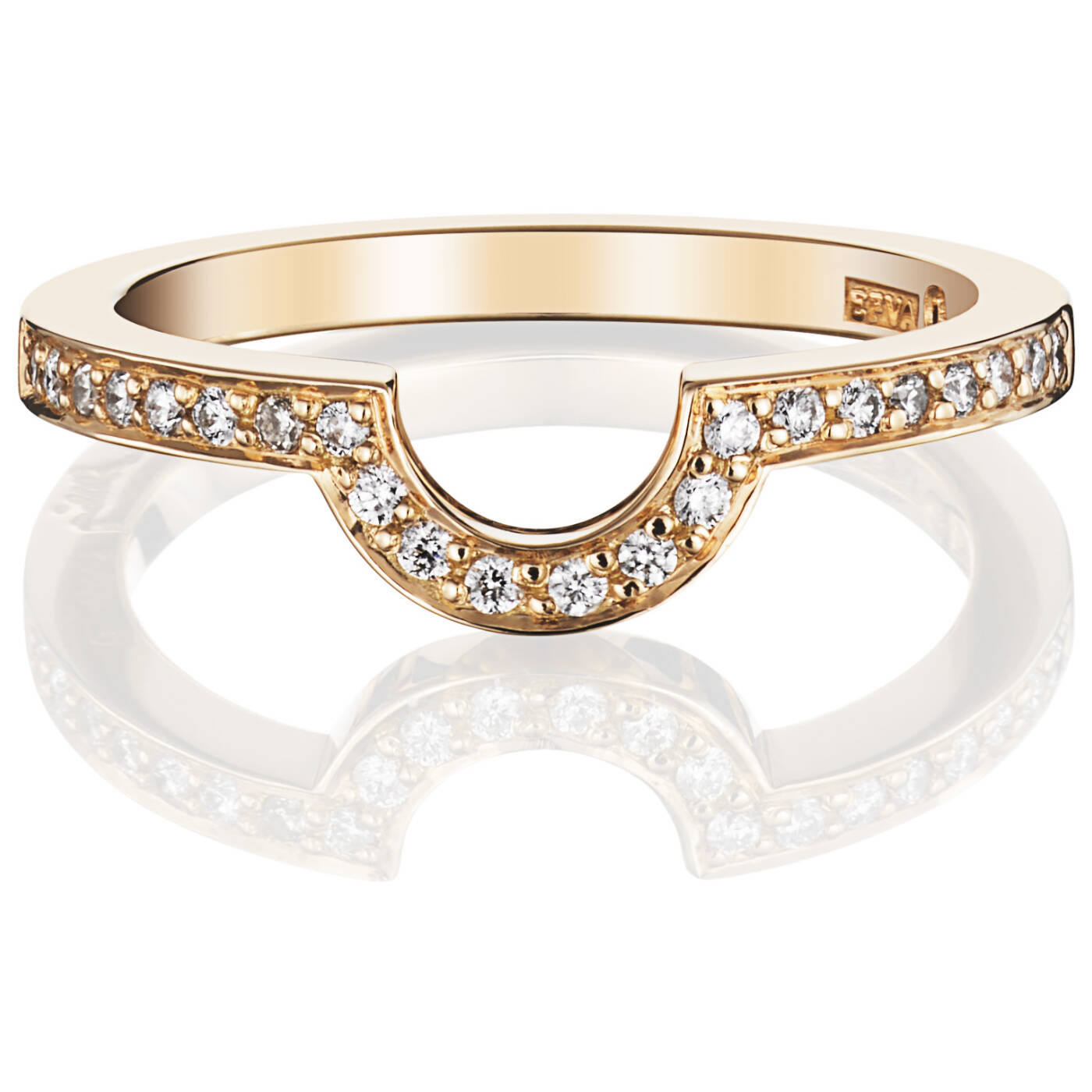 You & Me Threesome Ring Guld