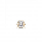 Little Magic Star - Crystal Quartz Ring Guld