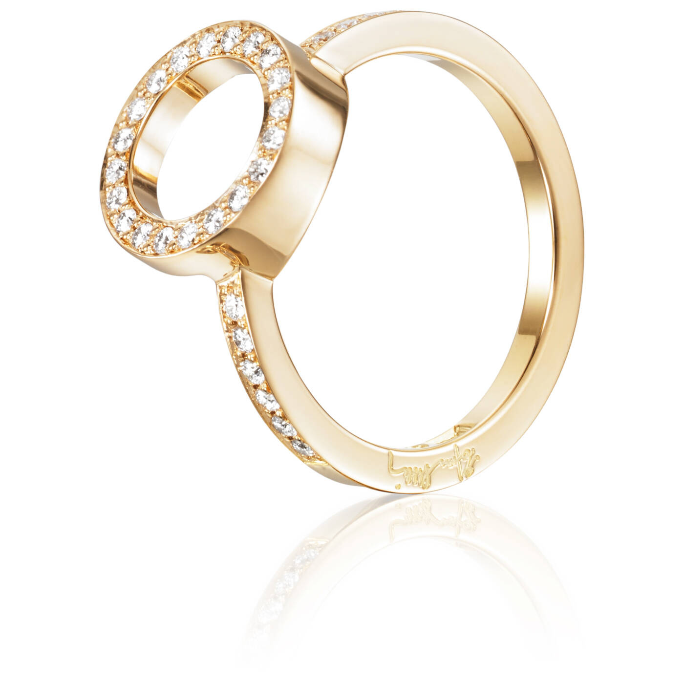 Circle Of Love II Ring Guld