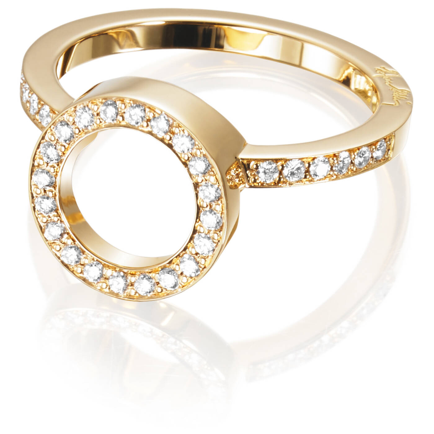 Circle Of Love II Ring Guld