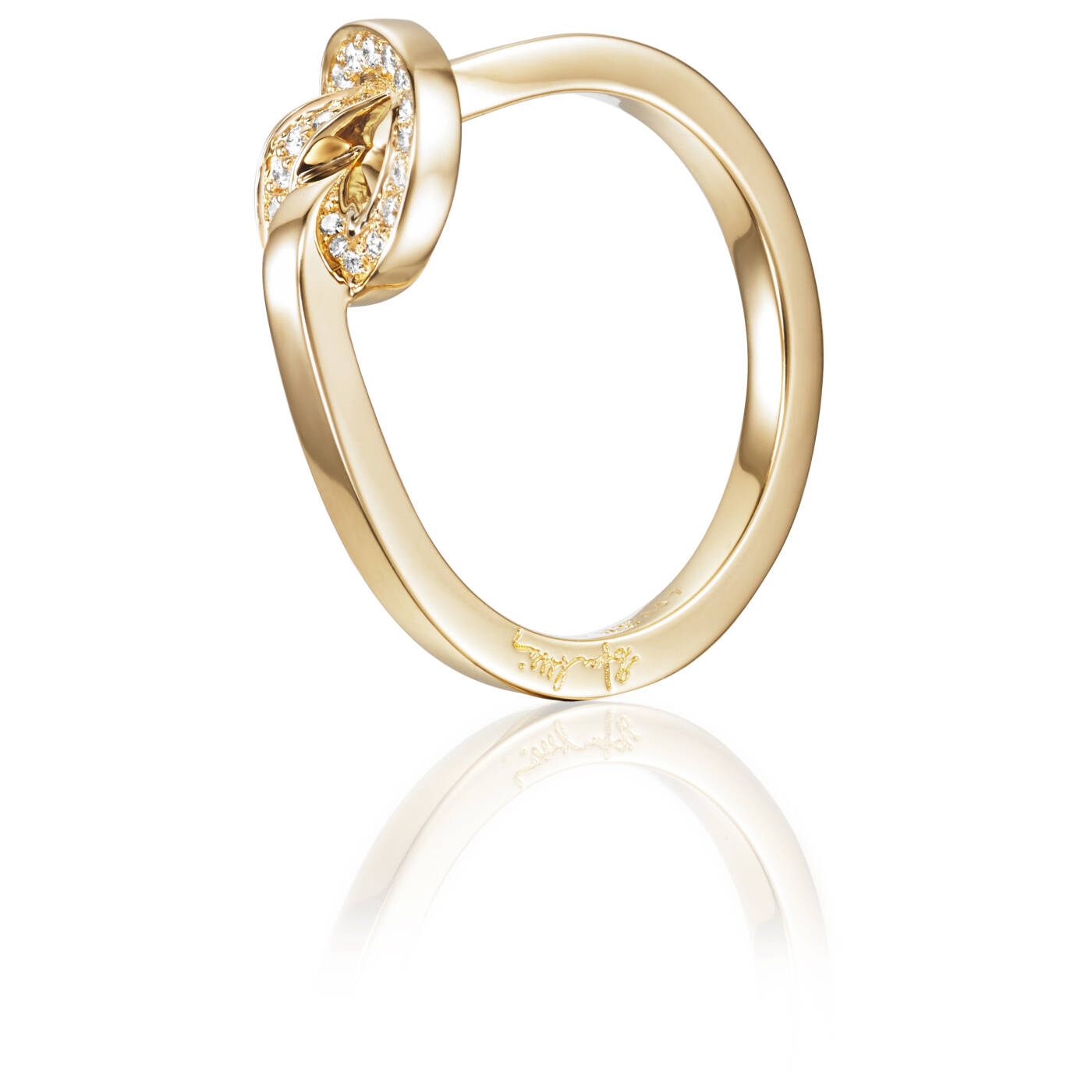 Love Knot & Stars Ring Guld