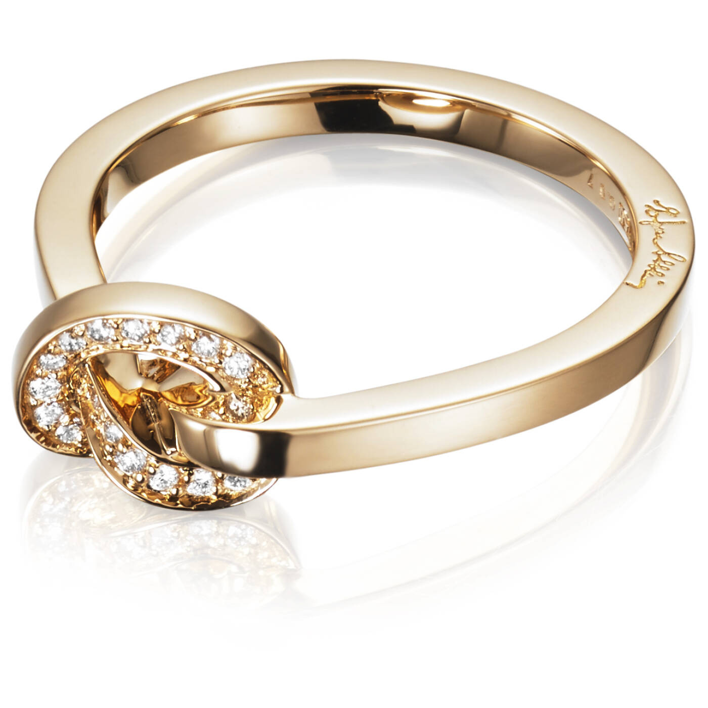 Love Knot & Stars Ring Guld