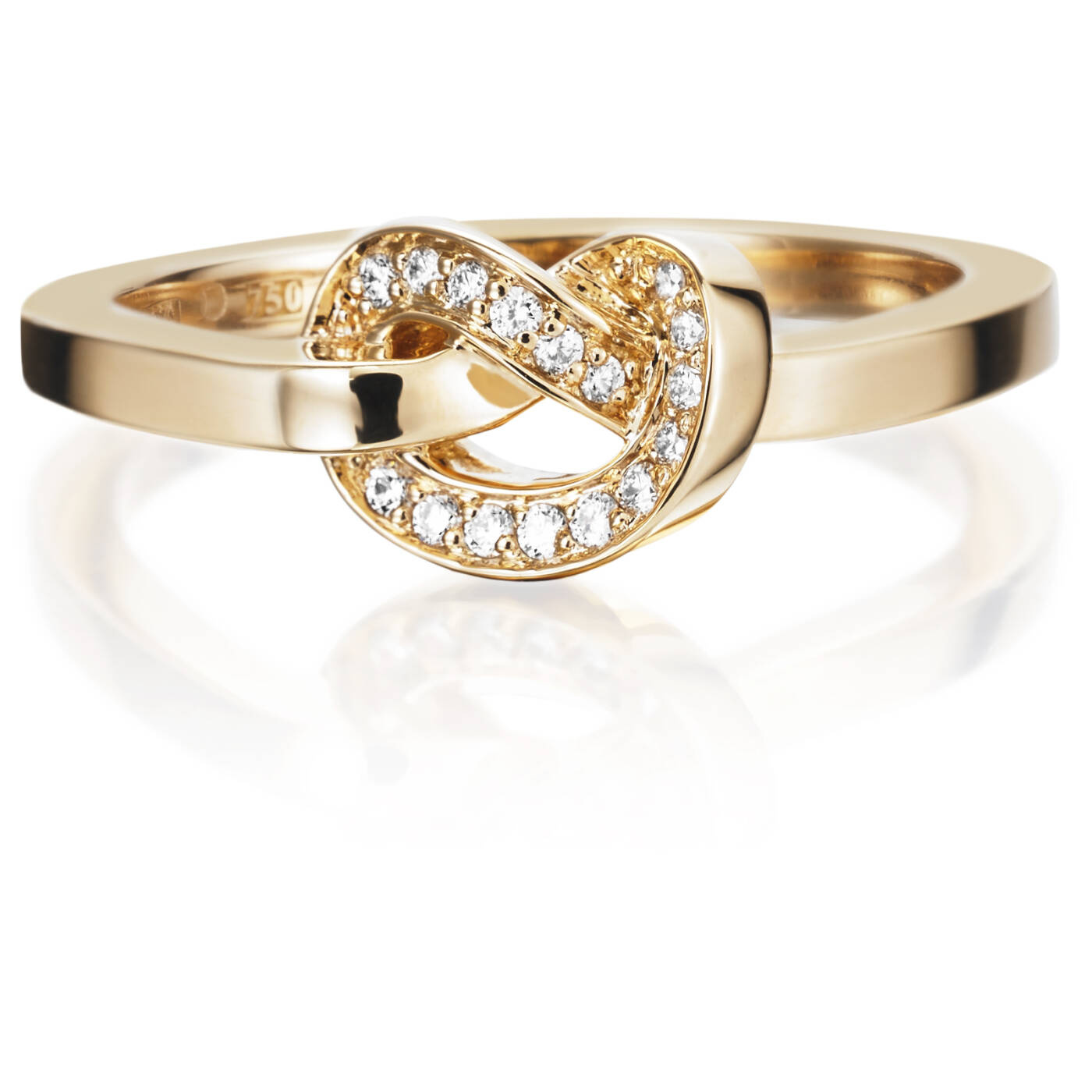 Love Knot & Stars Ring Guld