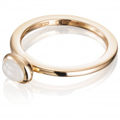 Love Bead - Moonstone Ring Guld