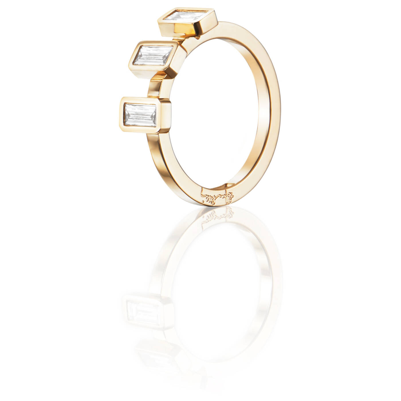 Baguette Wedding 0.60 ct diamant Ring Guld