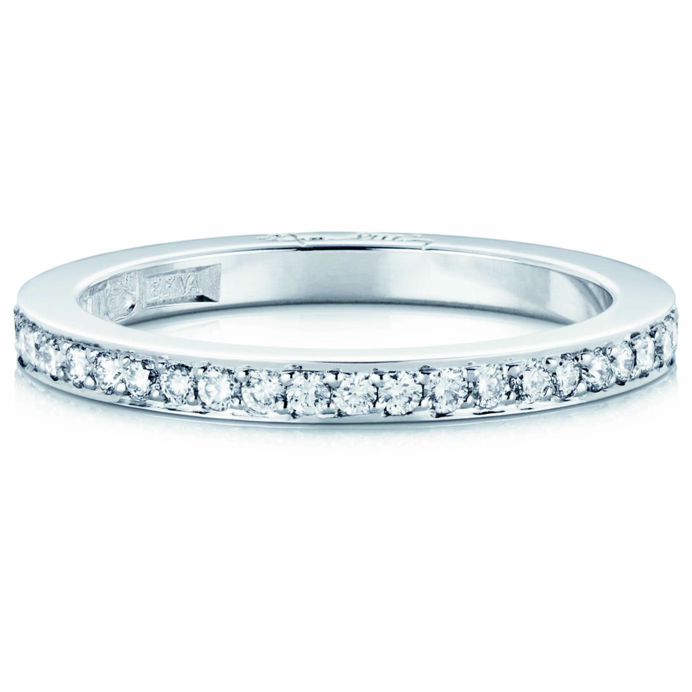 Stars & Signature Thin Ring Hvidguld