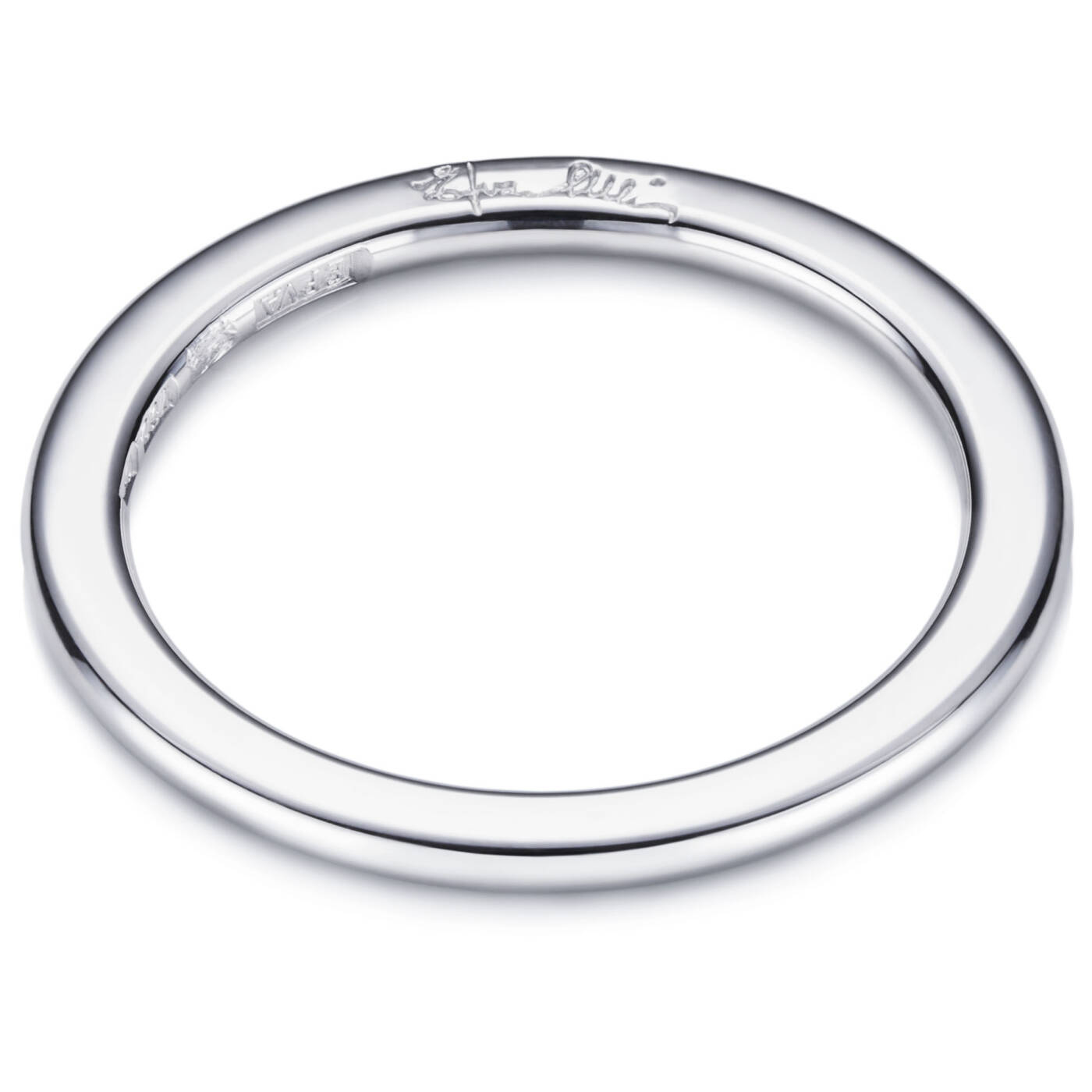 Love Bead Band Ring Hvidguld