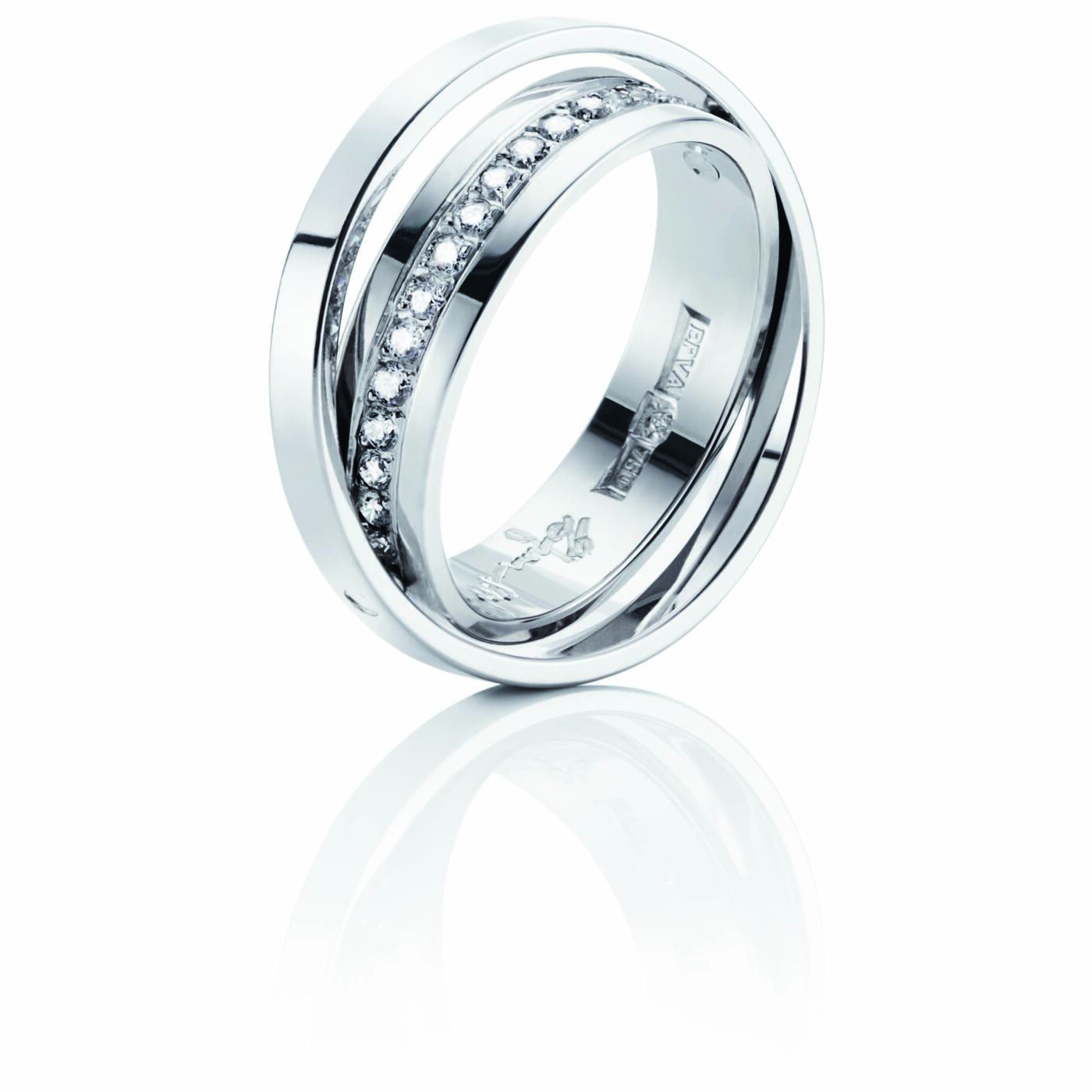 Two Of Us & Stars Ring Hvidguld