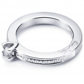 Heart To Heart 0.19 ct diamant Ring Hvidguld
