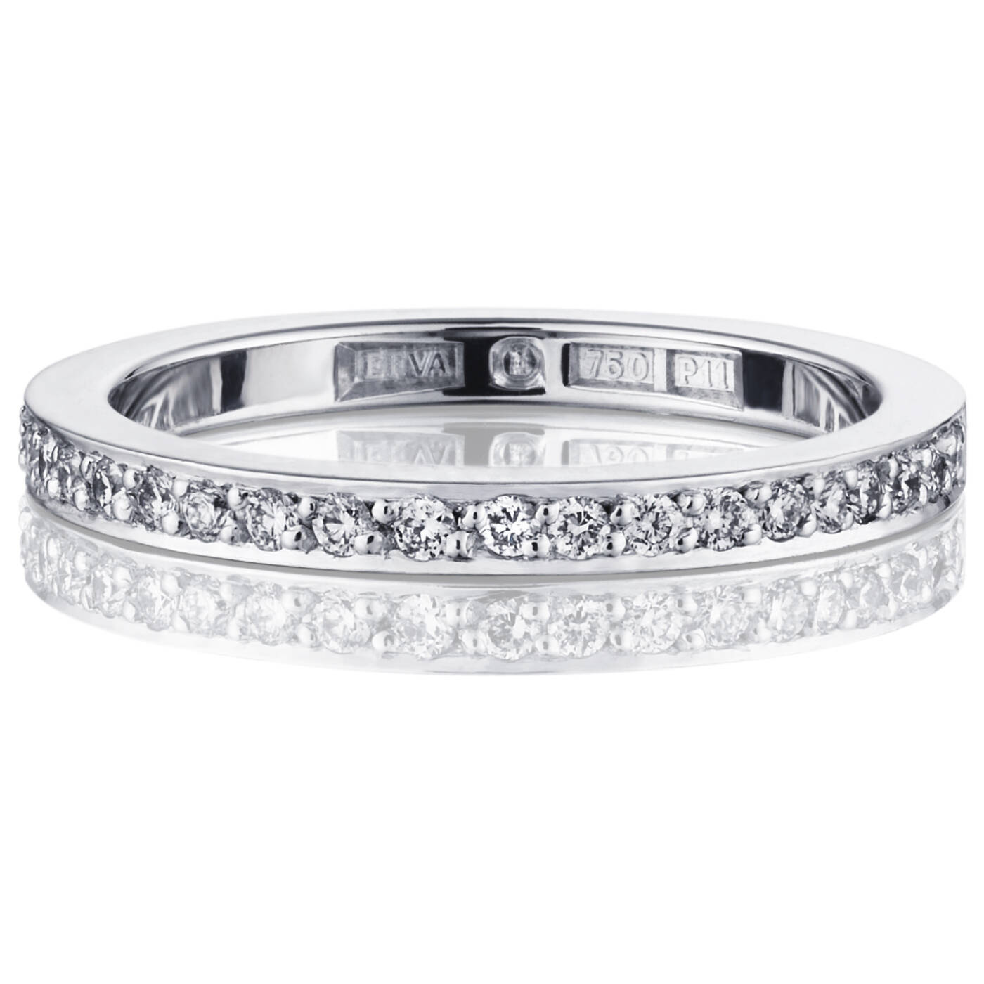 21 Stars & Signature Thin Ring Hvidguld