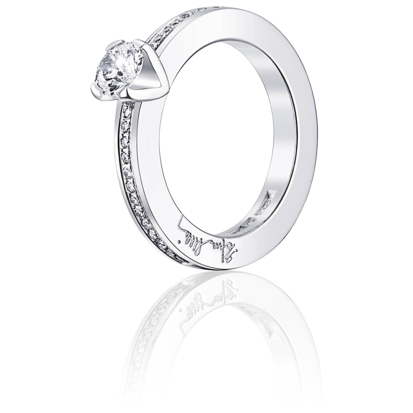 Heart To Heart 0.50 ct diamant Ring Hvidguld