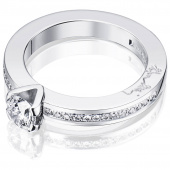 Heart To Heart 0.50 ct diamant Ring Hvidguld