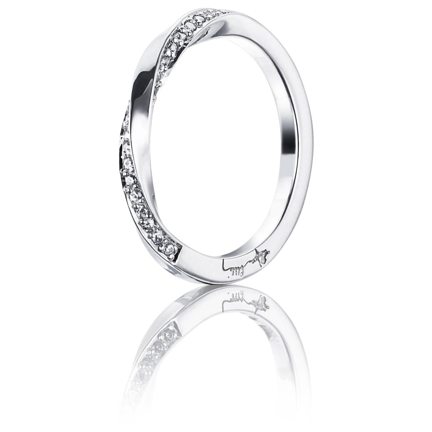 Viking & Stars Ring Hvidguld