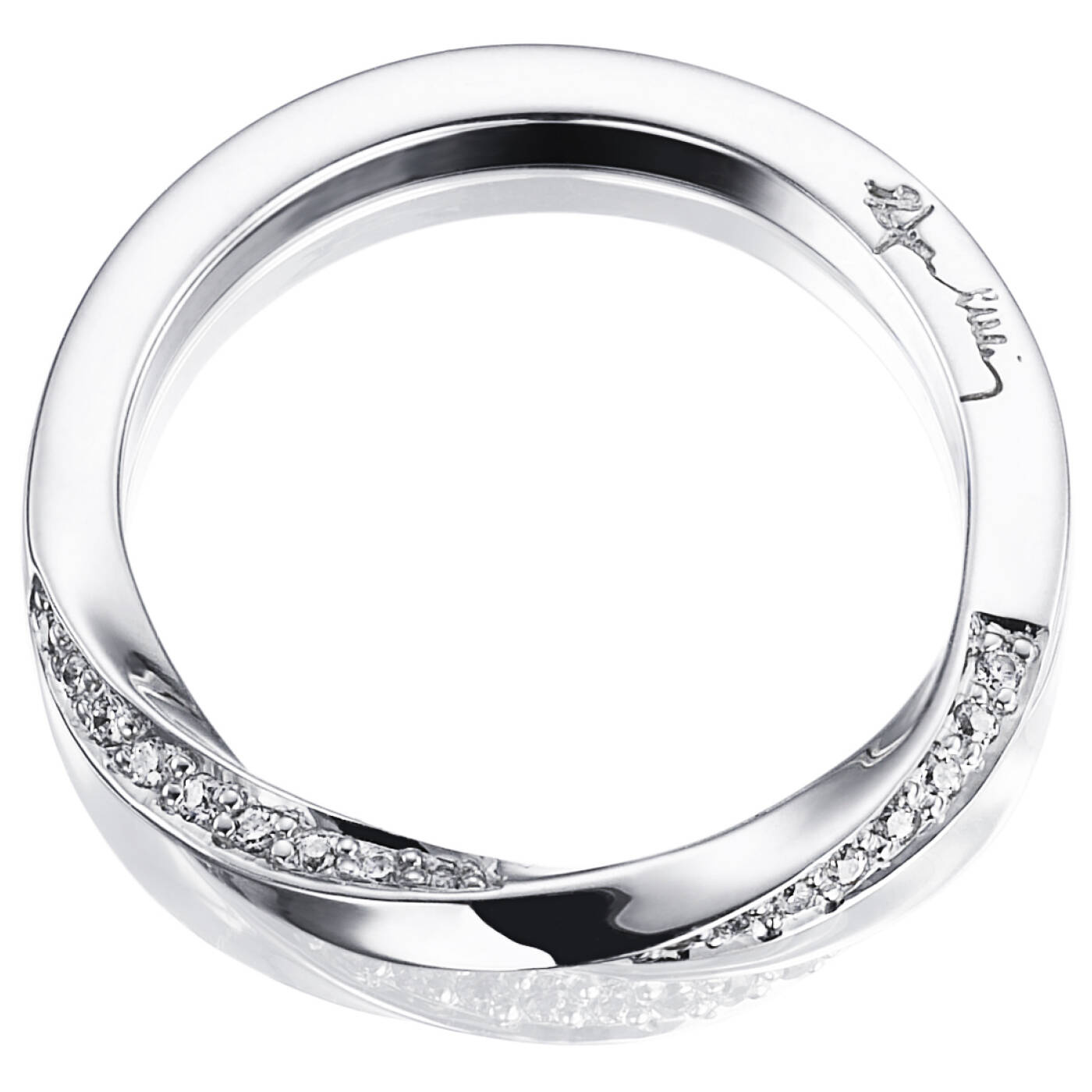 Viking & Stars Ring Hvidguld