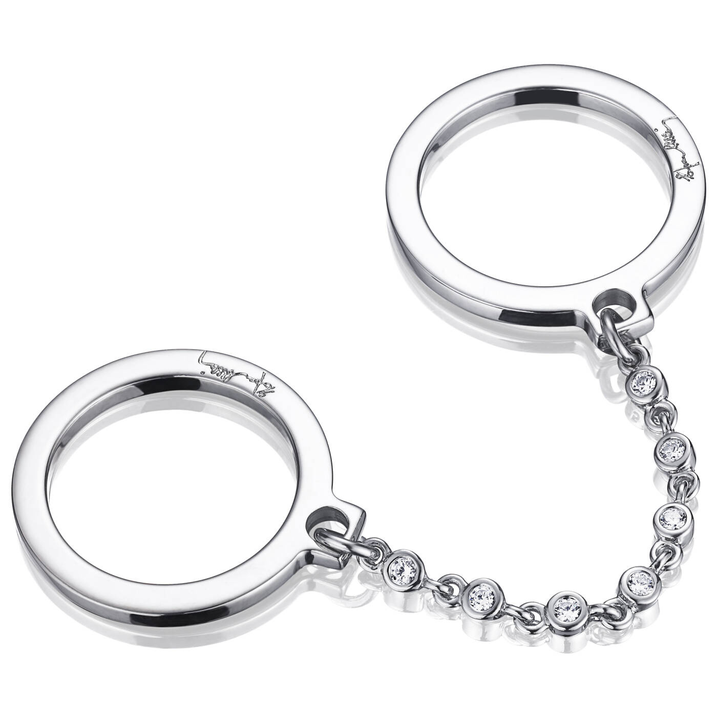 Passion Cuffs & Stars Ring Hvidguld