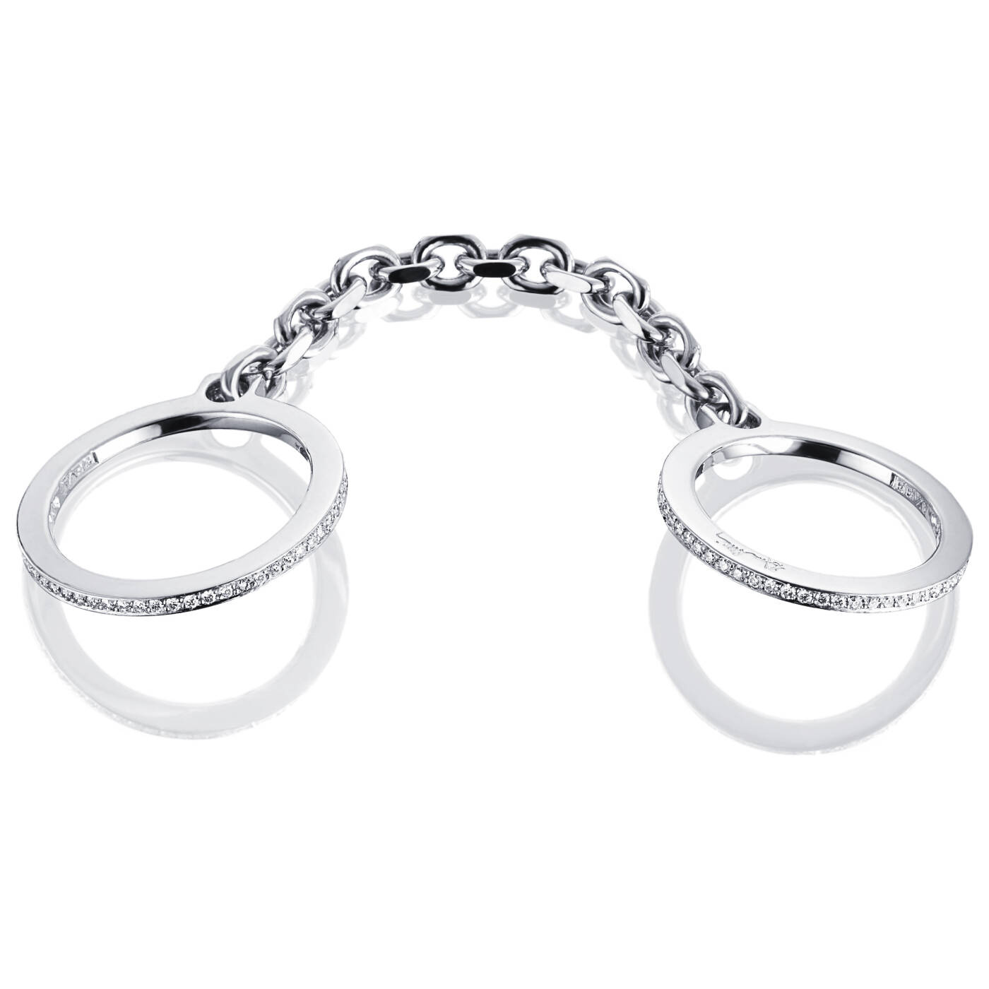 Passion Cuffs & Stars Ring Hvidguld