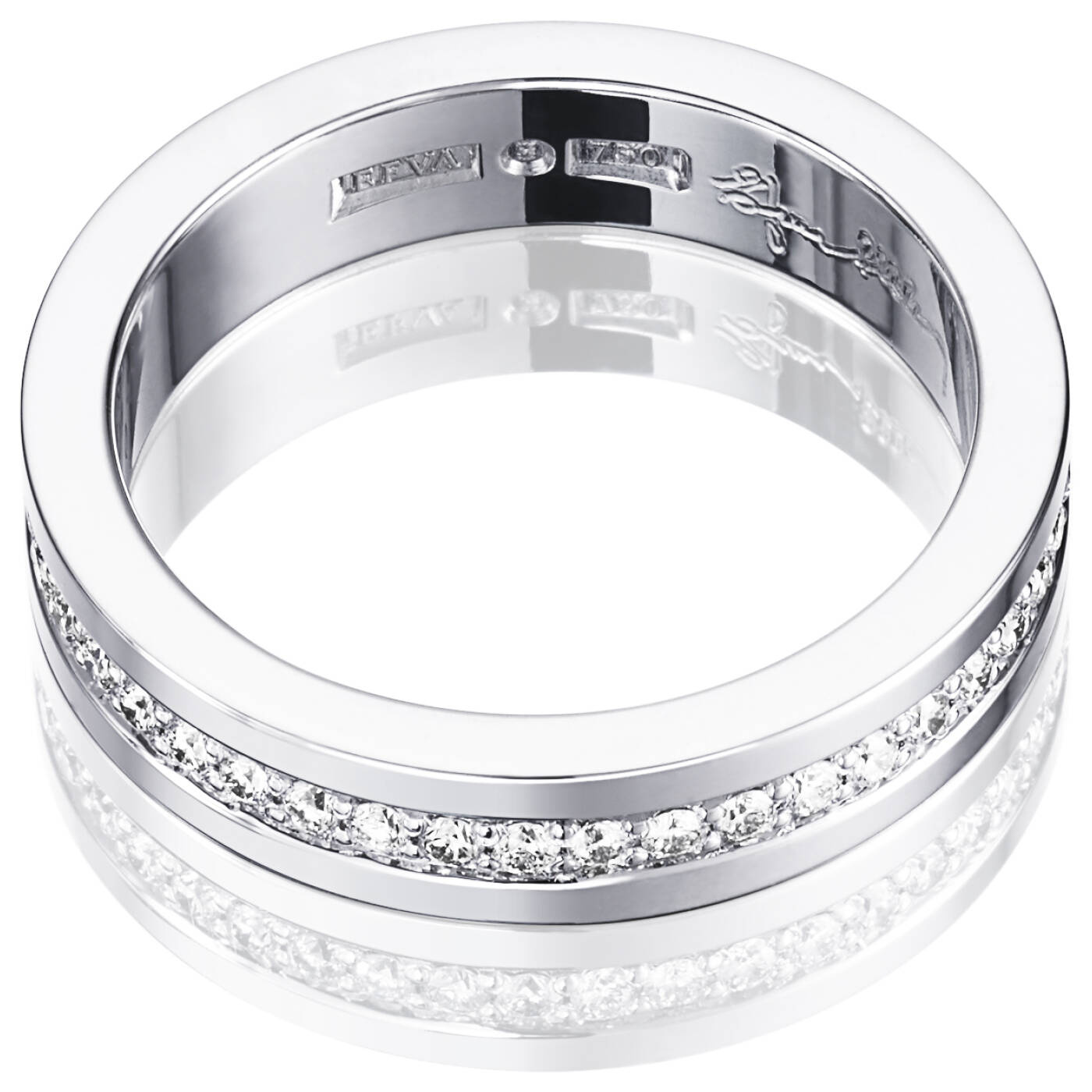 4½ & Stars Ring Hvidguld