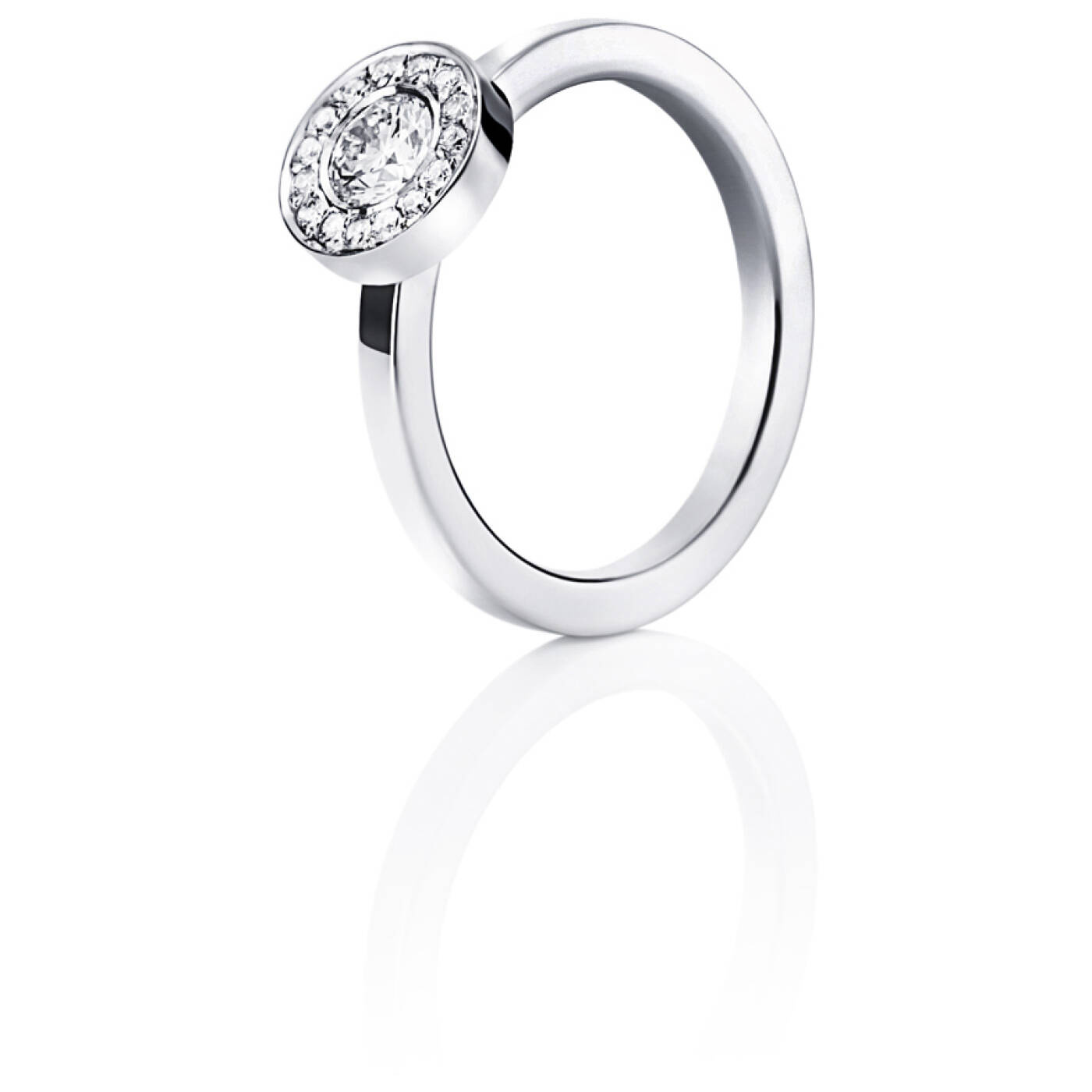 Wedding & Stars 0.40 ct diamant Ring Hvidguld