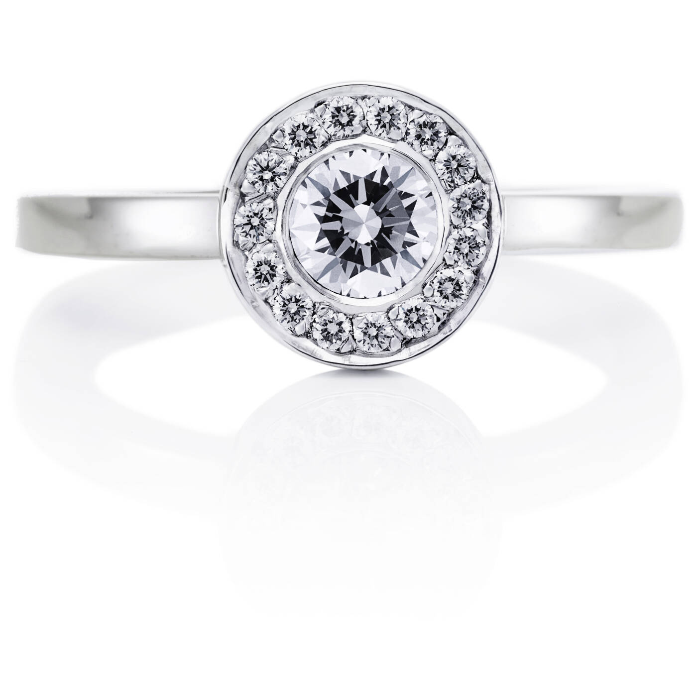 Wedding & Stars 0.40 ct diamant Ring Hvidguld