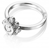 Sweet Hearts Crown 0.30 ct diamant Ring Hvidguld