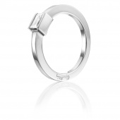 Deco Wedding Ring Hvidguld