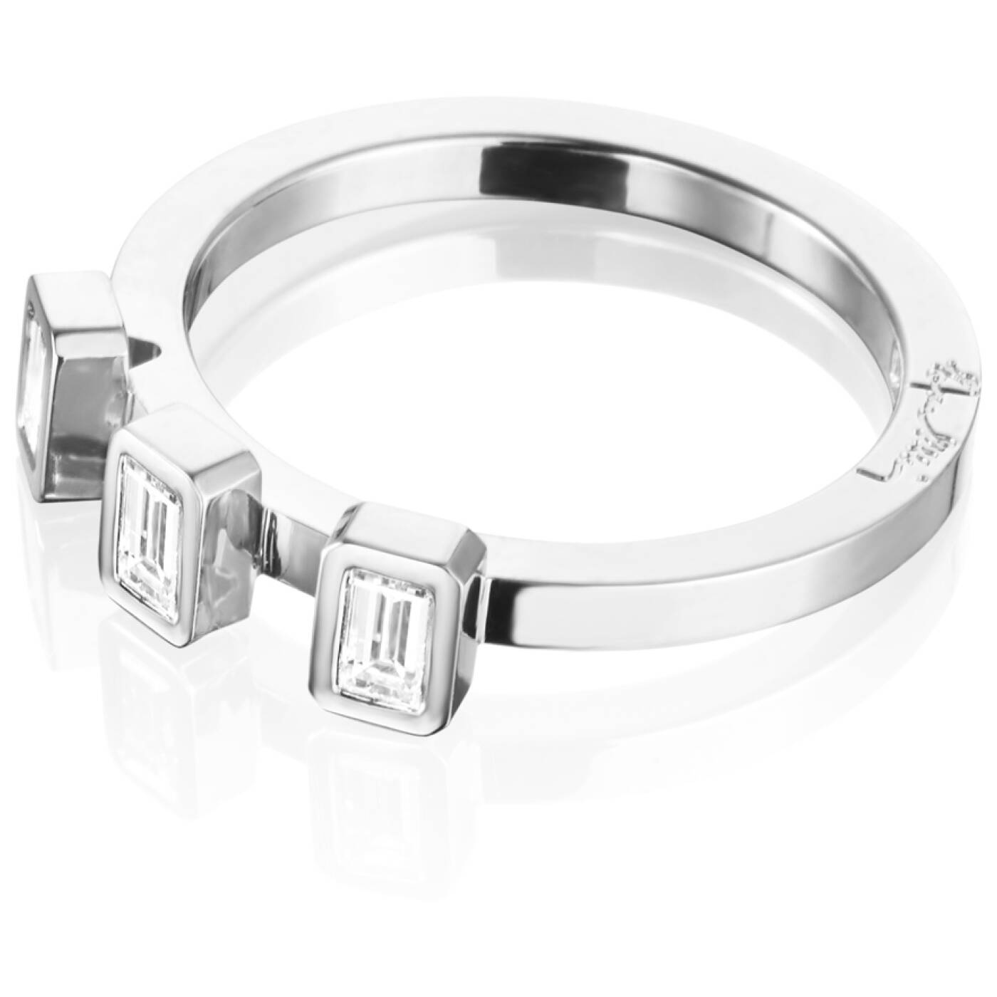 Baguette Wedding 0.30 ct diamant Ring Hvidguld