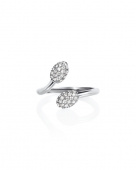 Love Bead & Stars Twin Ring White gold Love Bead & Stars Twin Ring White gold