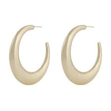 Bella medium ring earrings gold