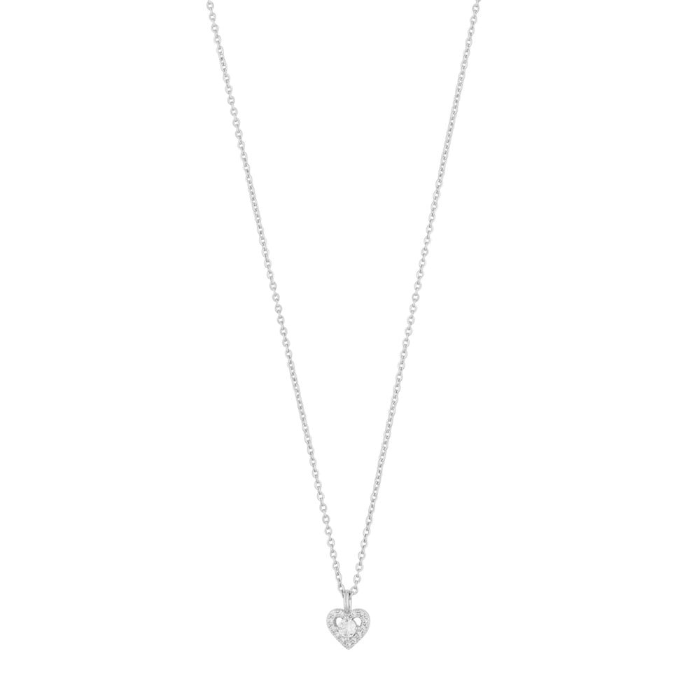 Nisi heart pendant Necklace Silver