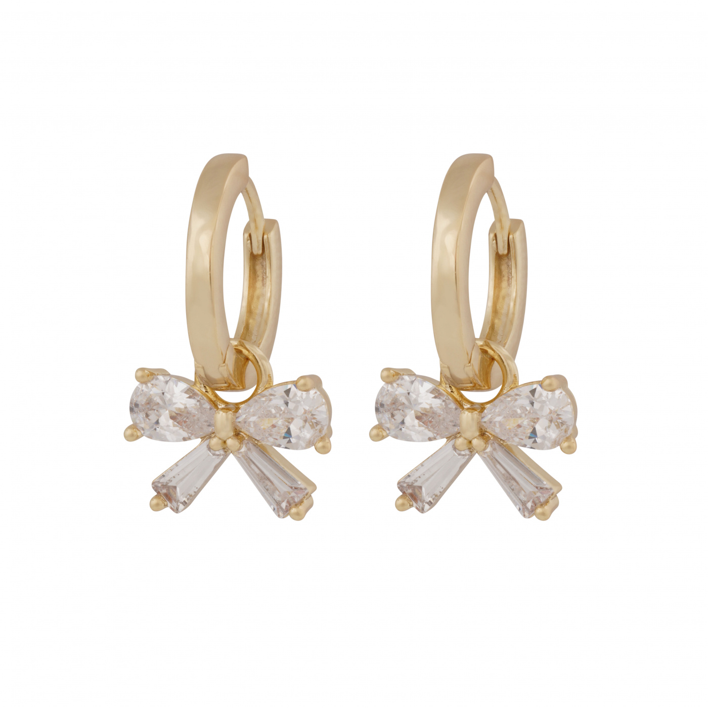 Eira bow ring Earrings Gold