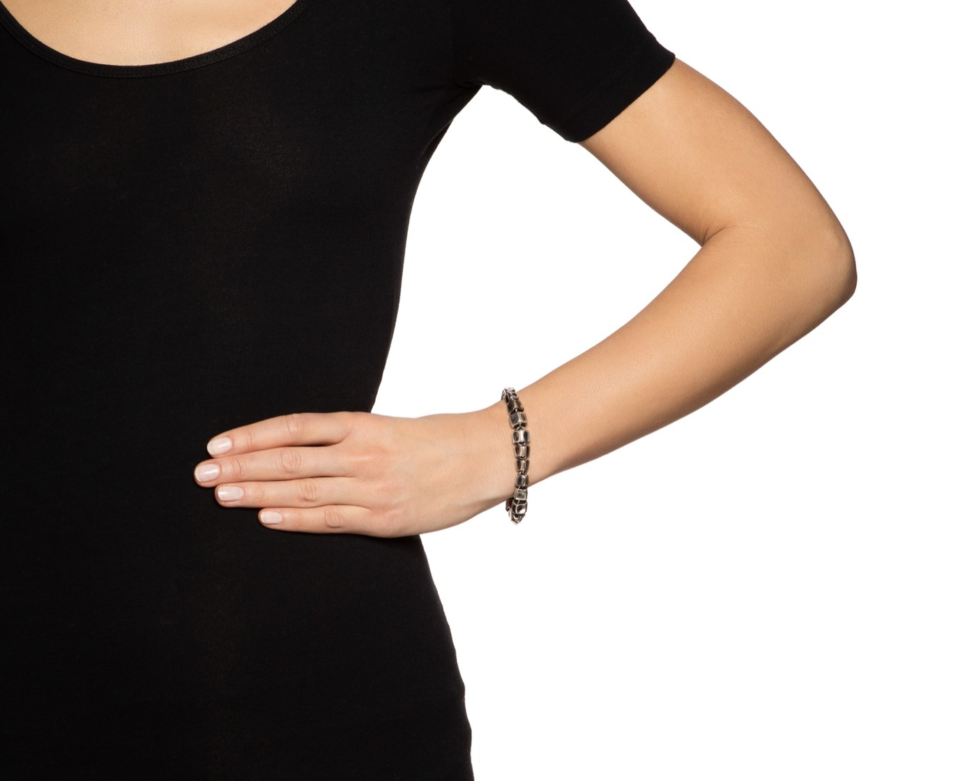 Spine Brace Armbånd Sølv