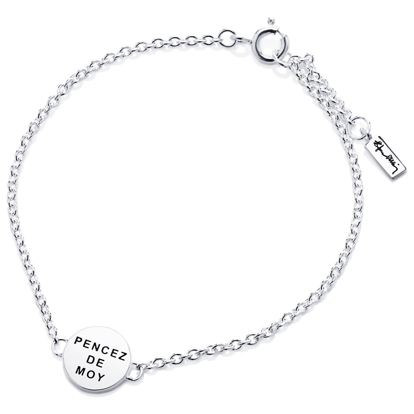 Mini Pencez De Moy Armbånd Sølv 17-19 cm
