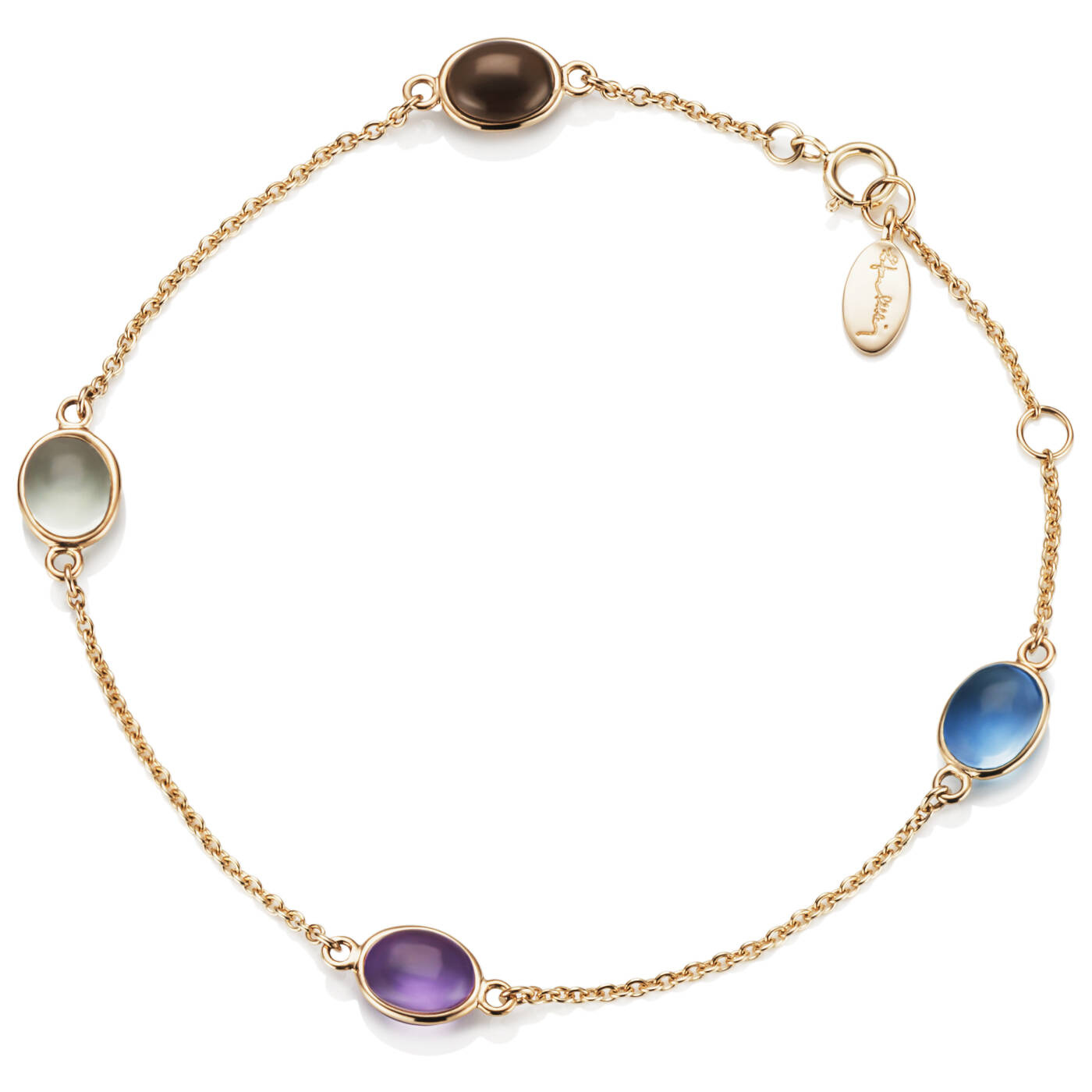Love Beads Flow Armbånd Guld 17-19 cm