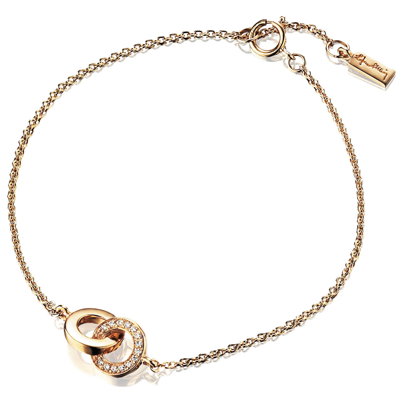 You & Me Armbånd Guld 15-19 cm
