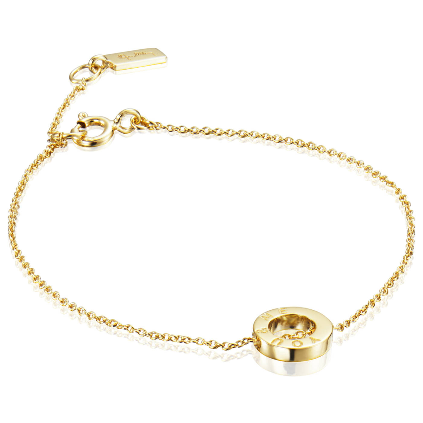 Mini Me You & Me Armbånd Guld 17-19 cm